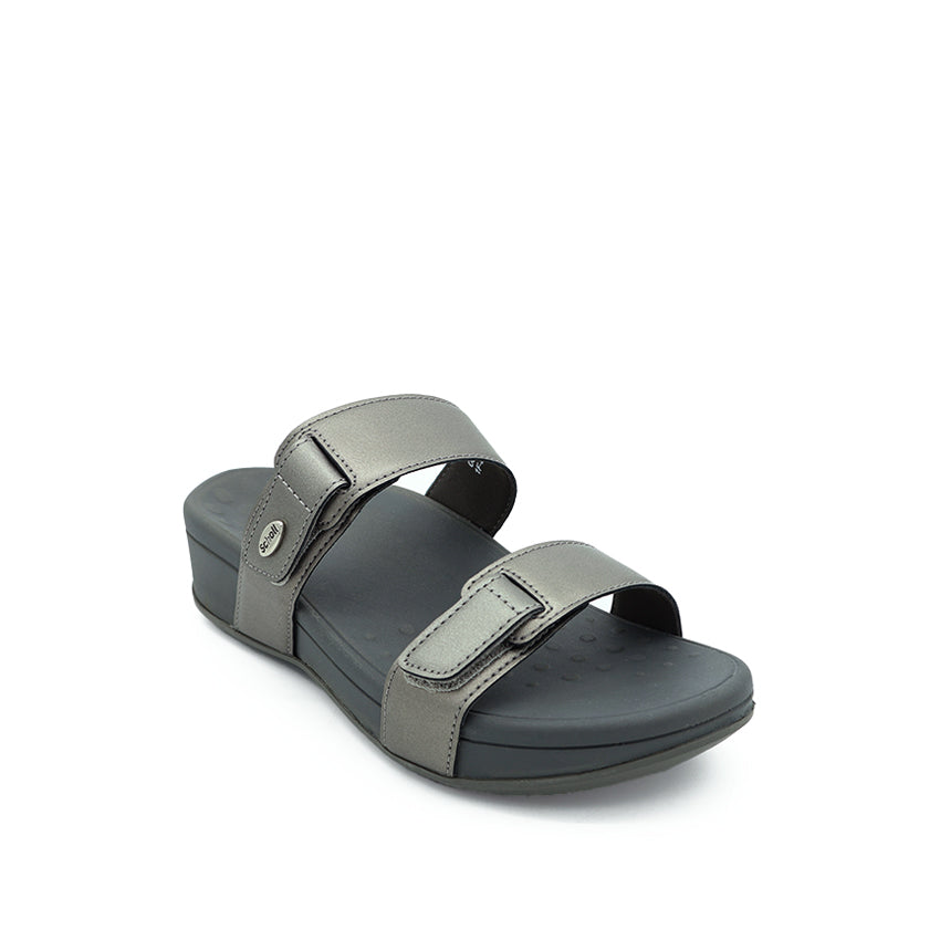 Biom Eliza Women's Casual Sandals - Pewter