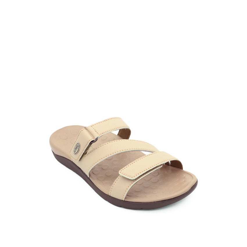 Biom Metha Women's Casual Sandals - Cream