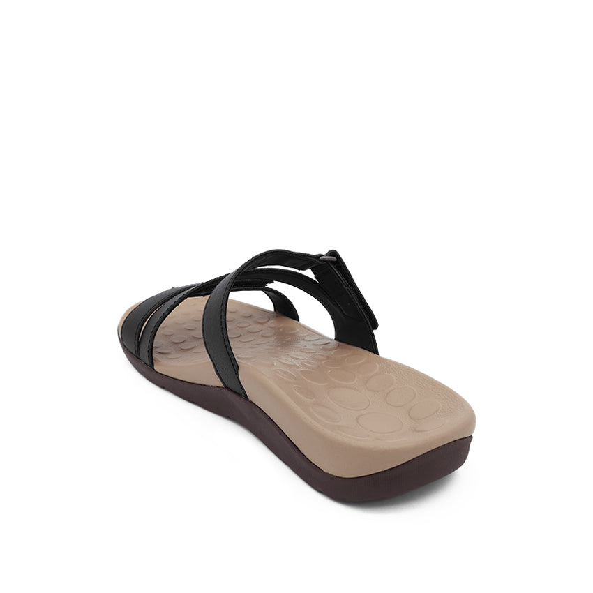 Biom Metha Women's Casual Sandals - Black