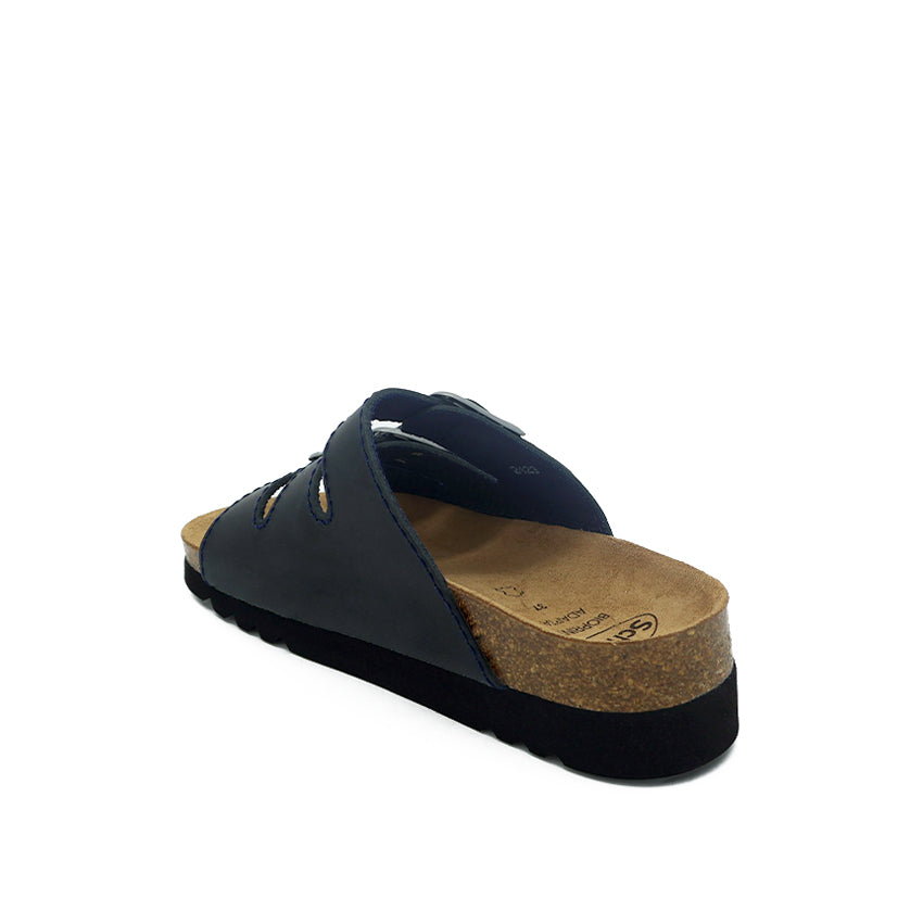 Rio Wedge Ad Oillea Women's Casual Sandals - Navy Blue