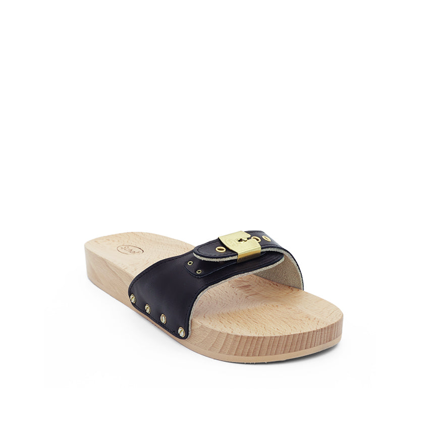 Pescura Flat Women's Casual Sandals - Black