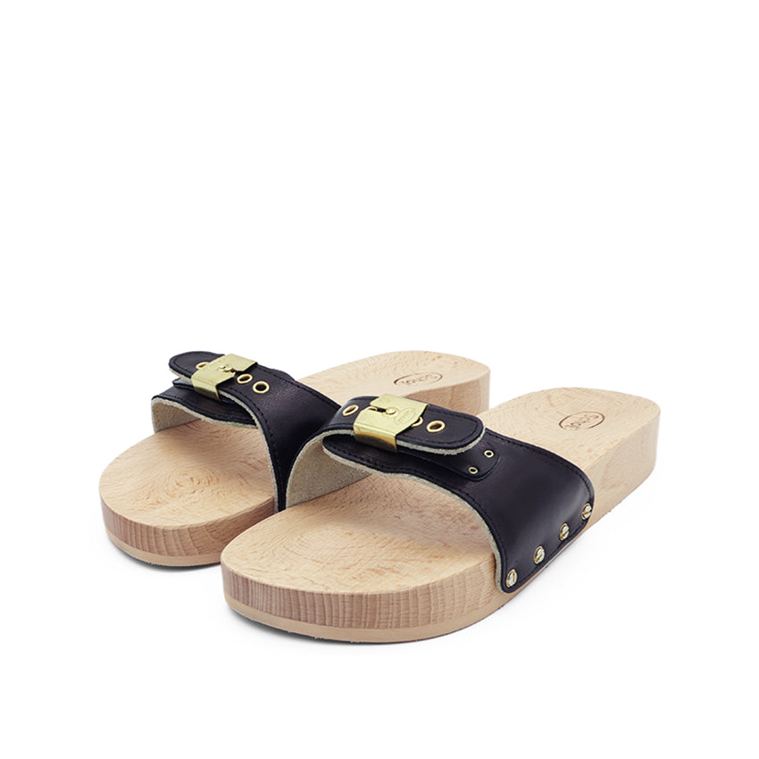 Pescura Flat Women's Casual Sandals - Black