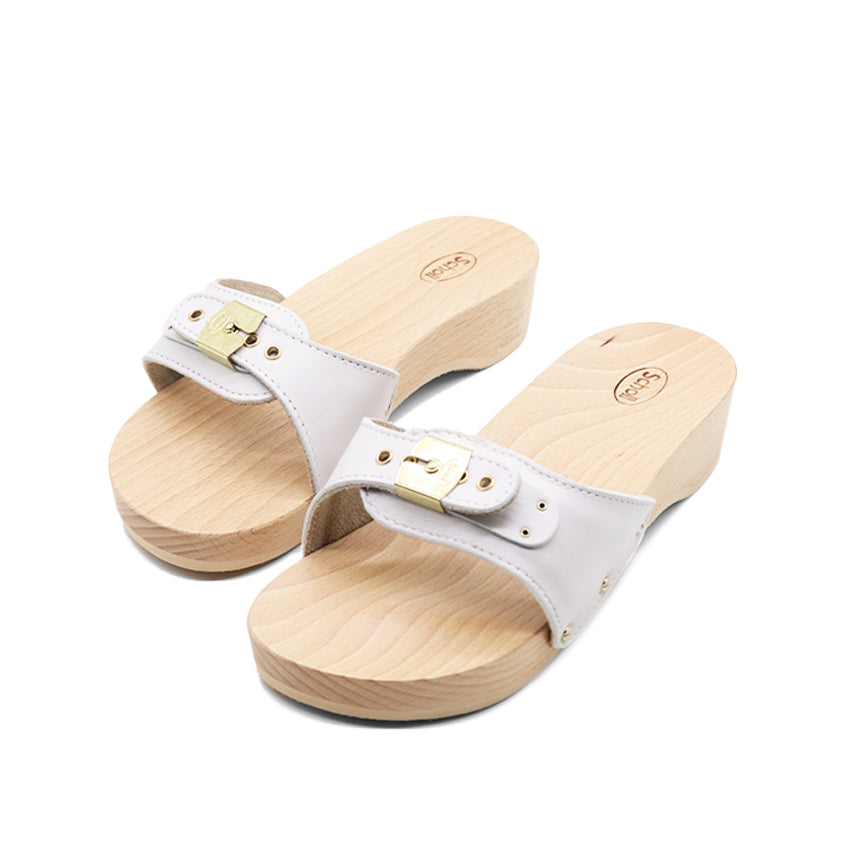 Pescura Heel Lea Women's Casual Sandals - White