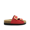 Monterey 2 Straps Ad Nub Women's Casual Sandals - Dark Red