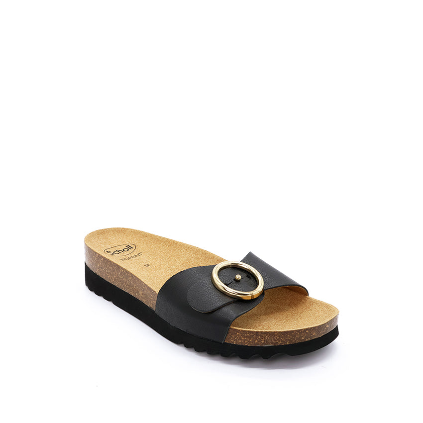 Malibu' Mule Women's Casual Sandals - Black