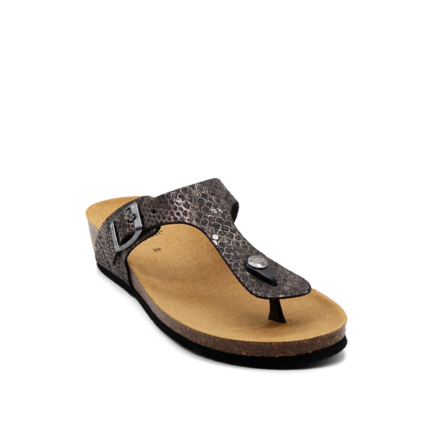 Gandia Women's Casual Sandals - Pewter