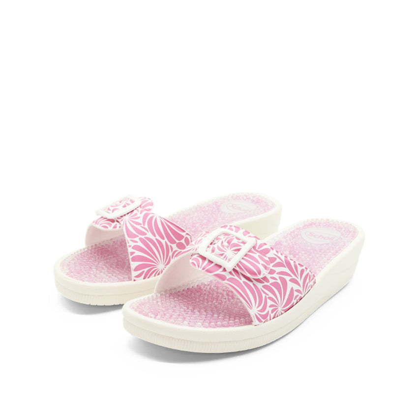 New Massage Women's Casual Sandals - White/Pink