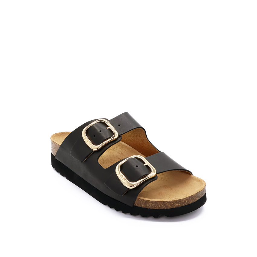Ilary 2 Straps Ad Women's Casual Sandals - Black