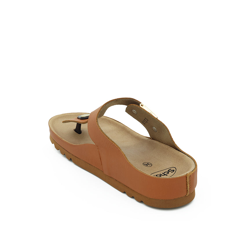 Maya Women's Casual Sandals -Cognac