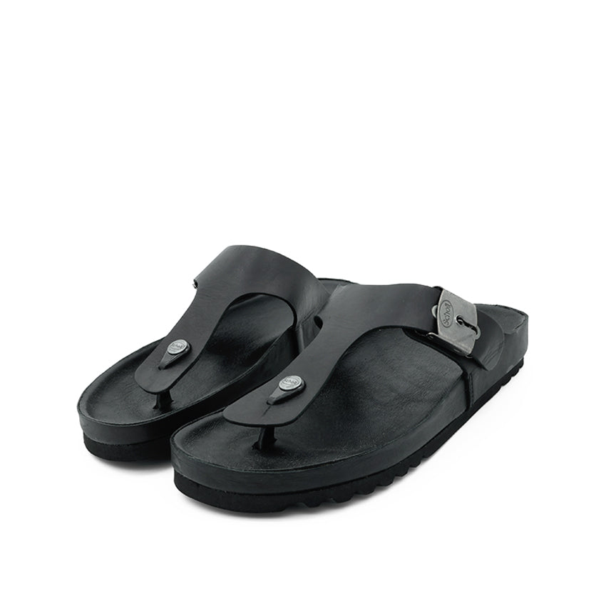 Jake Lea Men's Casual Sandals - Black