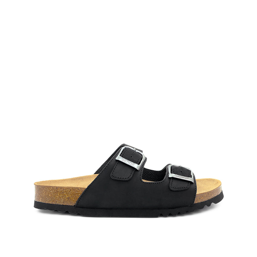 Malaren Low Nub-W Women's Casual Sandals - Black