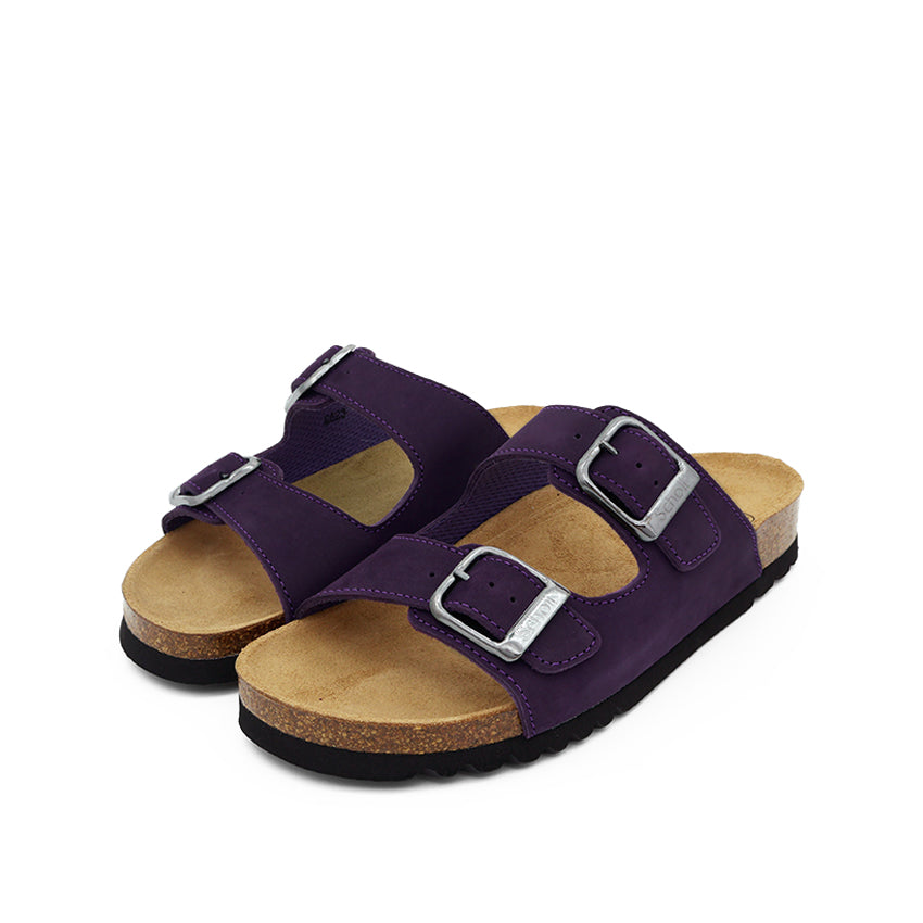 Malaren Low Nub-W Women's Casual Sandals - Purple