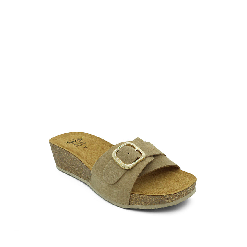 Rapallo Buckle Women's Casual Sandals - Beige