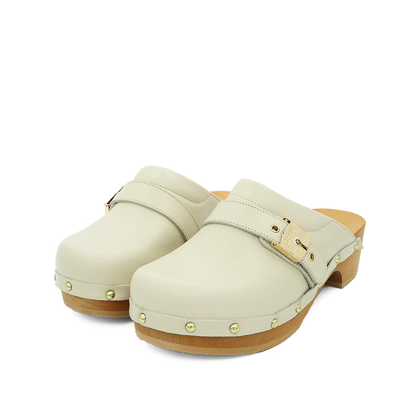 Pescura Clog 50 Women's Casual Sandals - Off White